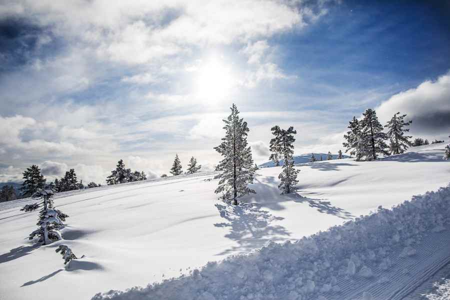 Winters landschap in Vrådal