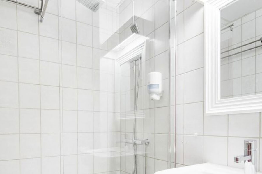 Badkamer in Trysil Hotel