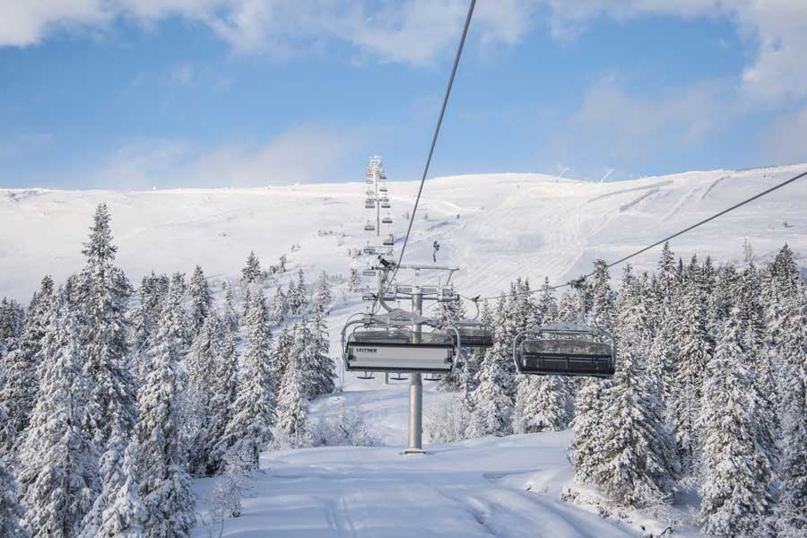 Stoeltjeslift in Trysil