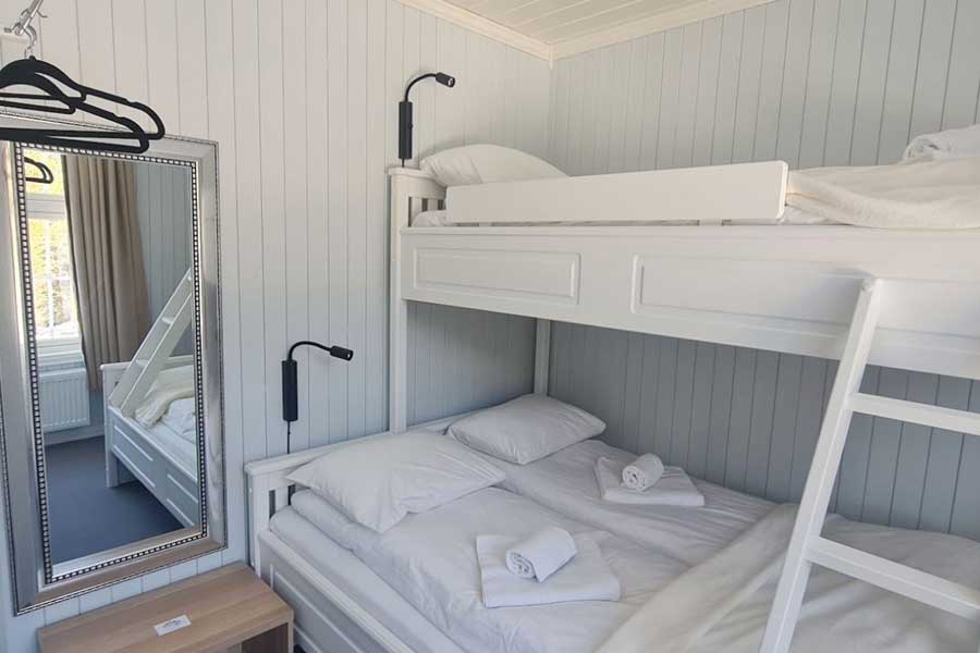 Familiekamer met stapelbed, Villa Fregn