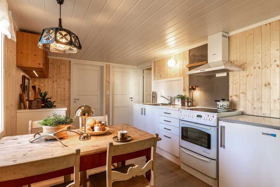 Keuken en eethoek in Telefonsentralen