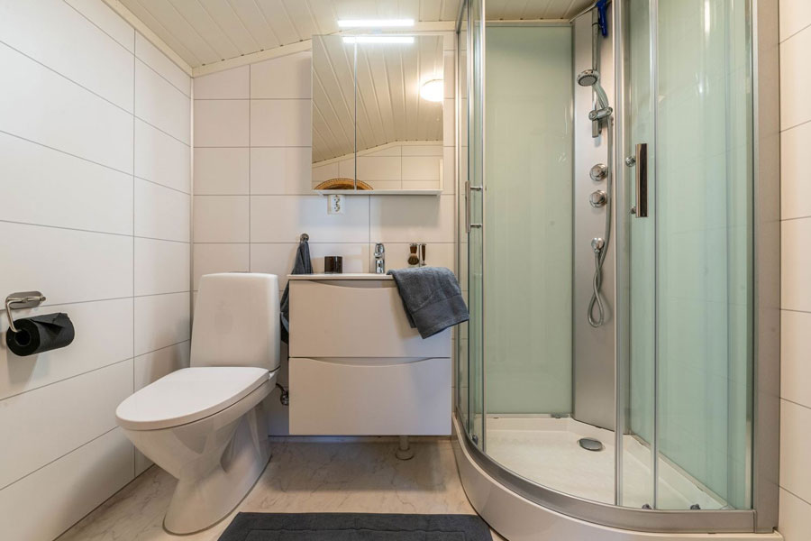 Badkamer in Telefonsentralen