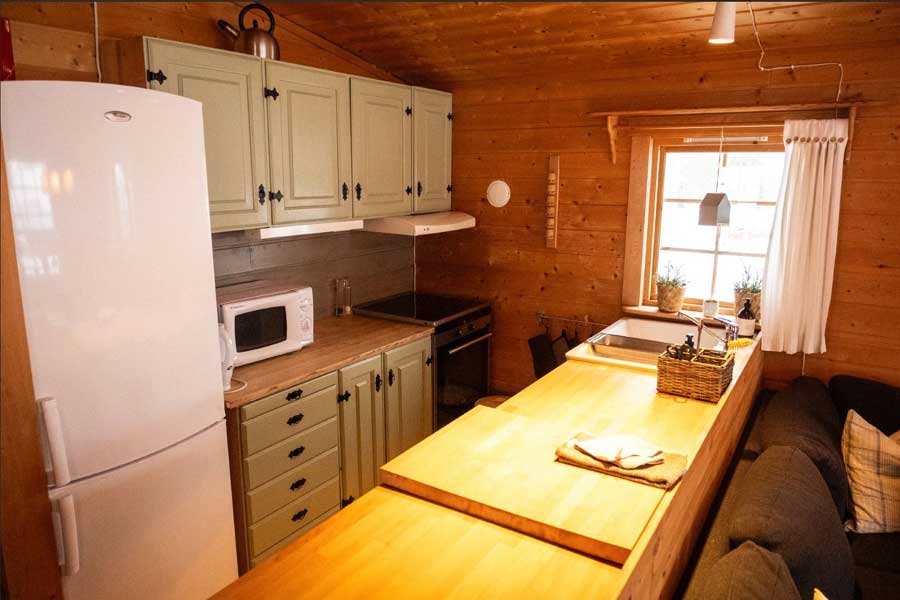 Keuken in Fregnhytta