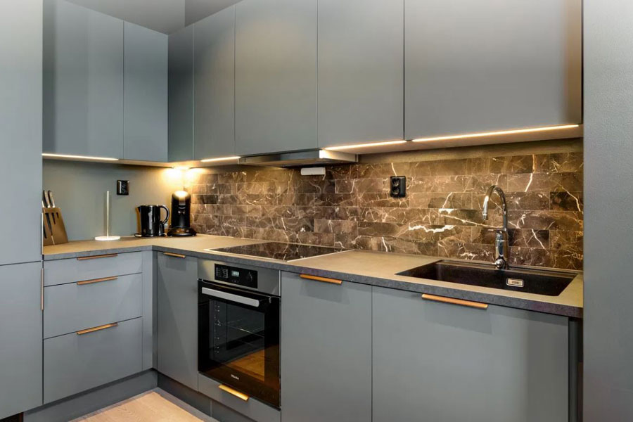 Keuken in een appartement van Trysil Alpine Lodge