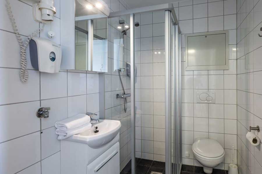 Badkamer in City Hotel
