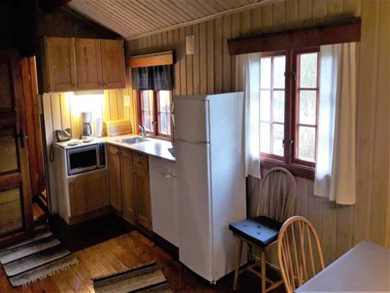 Groven Camping - grote hytte - keuken
