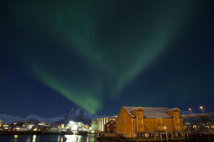Herfstarrangement Lofoten Noorderlicht