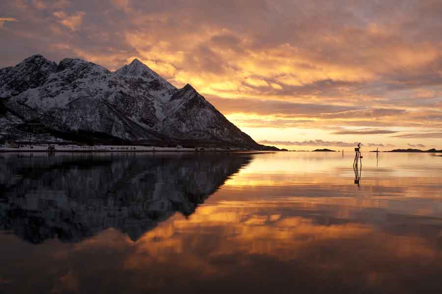 Herfstarrangement Lofoten Noorderlicht