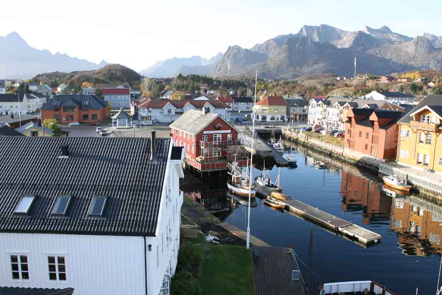 Herfstarrangement Lofoten Noorderlicht