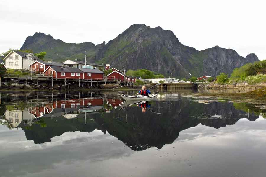 Herfstarrangement Lofoten Noorderlicht