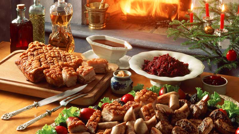Recept voor traditonele Noorse kerstgerecht Juleribbe