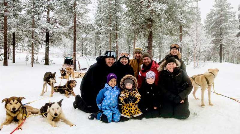 Huskysafari Stoten, Zweden