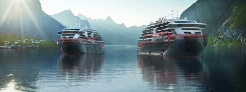 Met Hybride technologie is Hurtigruten vooruitstrevend bezig