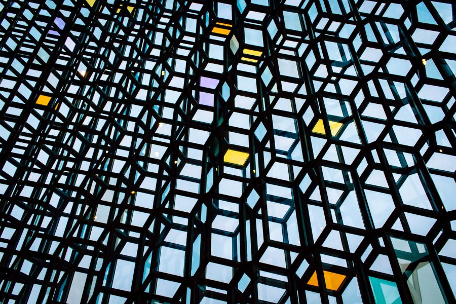Harpa Conert Hall Reykjavik IJsland