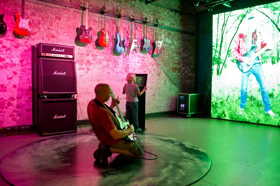 Het interactieve Rockheim Museum