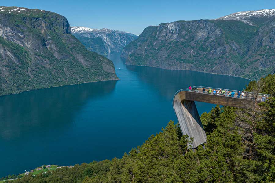Stegastein Uitzichtpunt, Aurland, Sognefjord