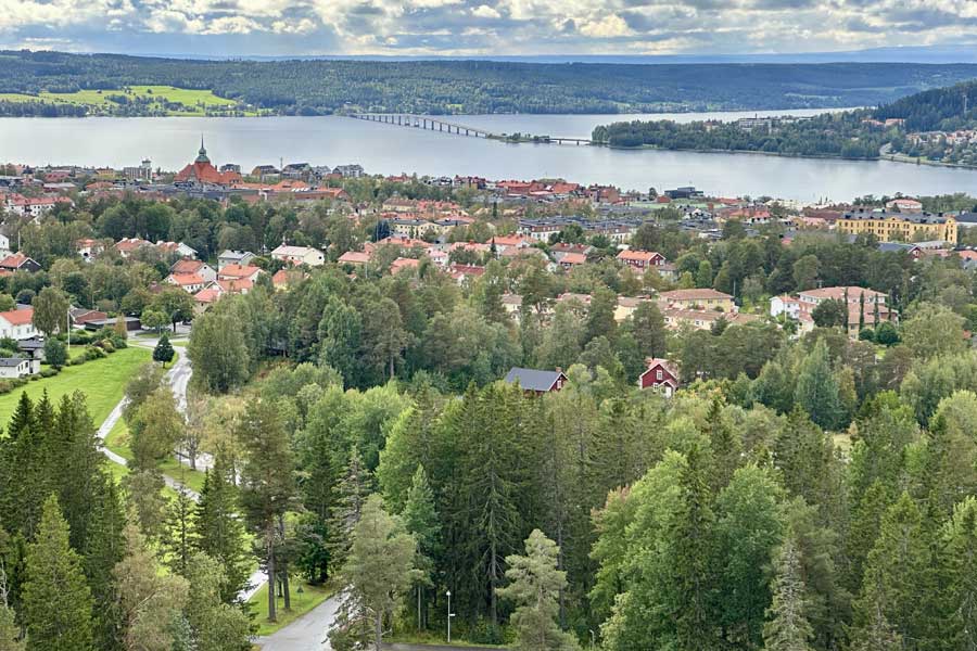 Östersund uitzicht