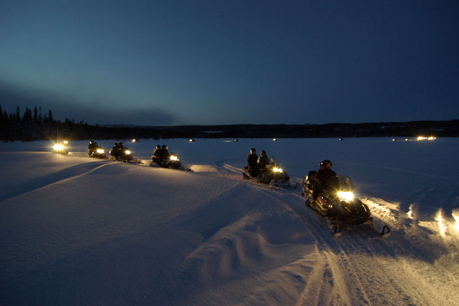 Sneeuwscooter avondsafari Åre - 2 uur