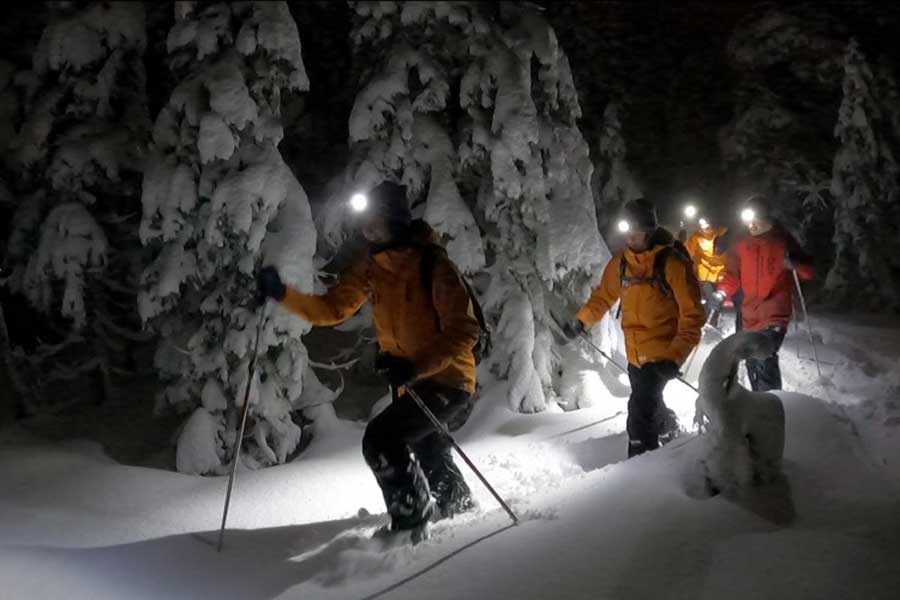 Sneeuwschoenwandeling Klappen in Salen, Zweden