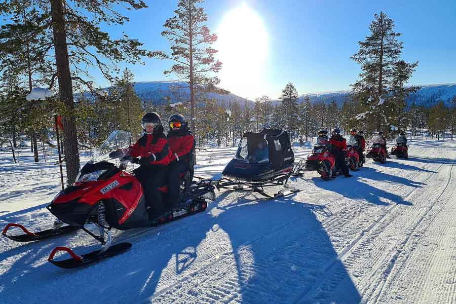 Sneeuwscootertransfer Airport - Stöten/Sälen 45-75 minuten