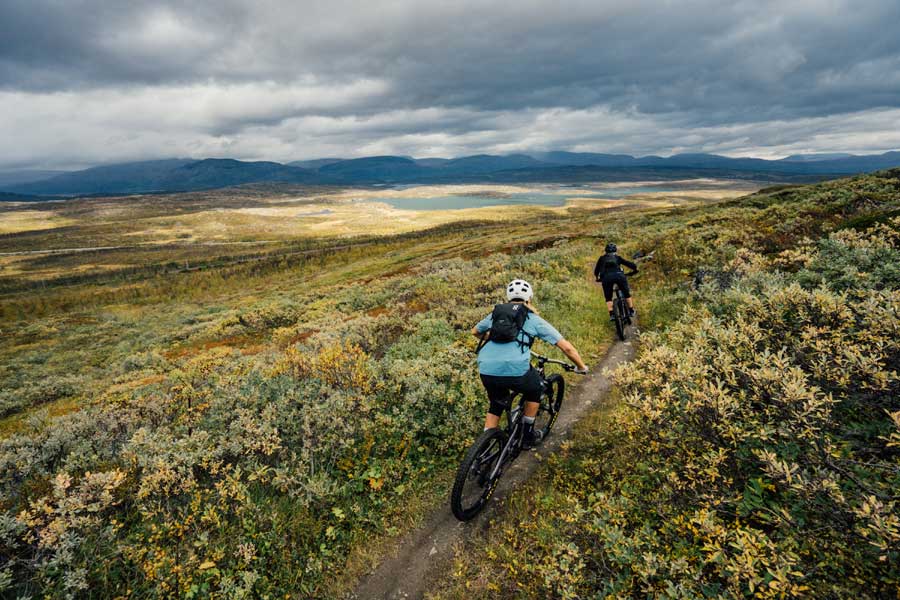 Björkliden mountainbiken