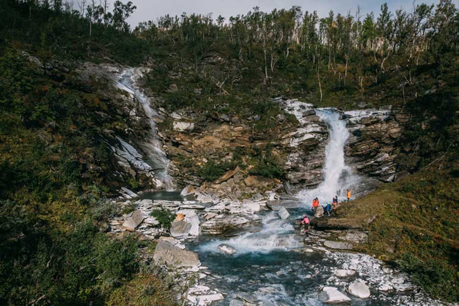 Björkliden waterval