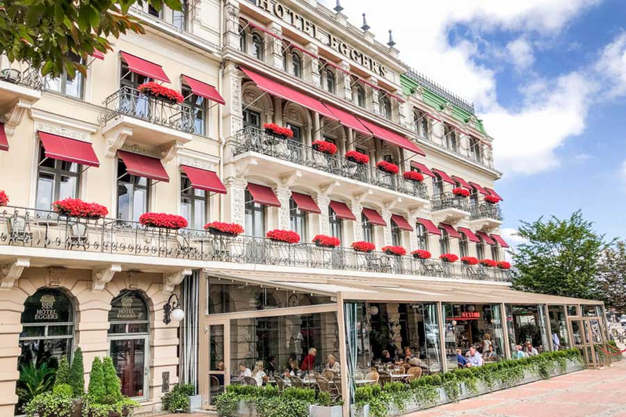 Hotel Eggers vooraanzicht