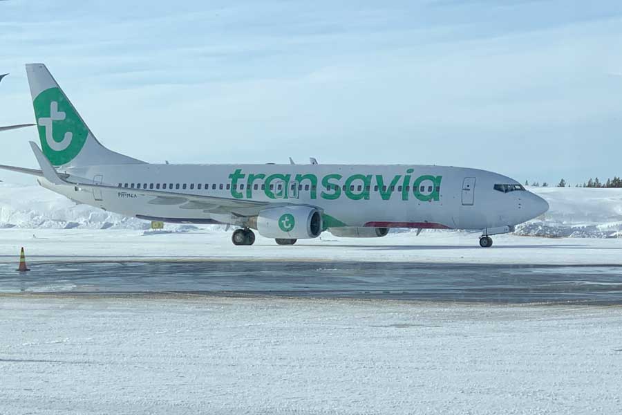 Vliegen naar Scandinavian Mountains Airport met Transavia