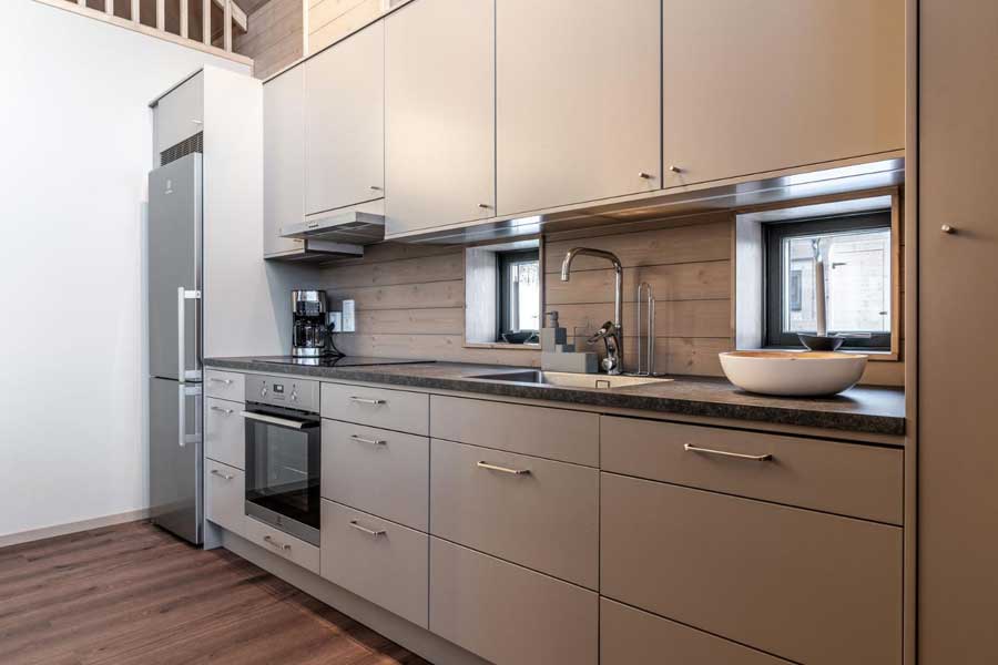 Keuken in een Fjällvidd chalet