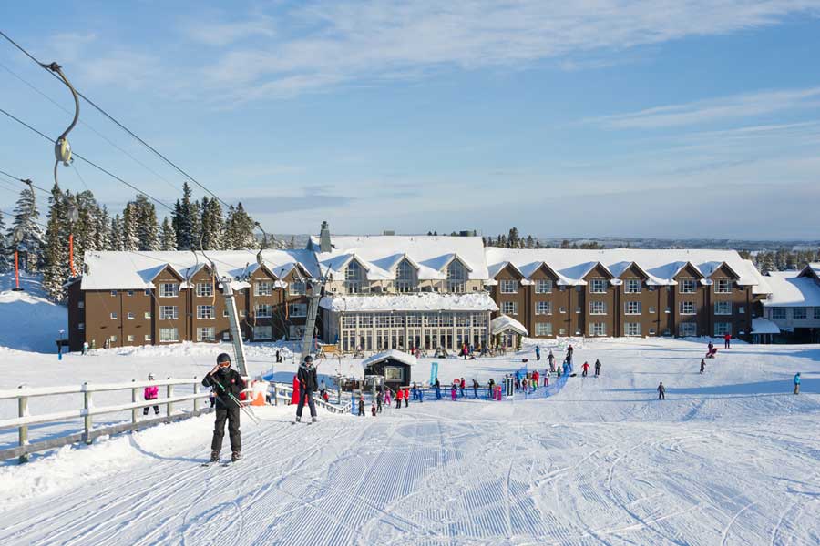 Direct aan de pistes van Lindvallen, Salen gelegen