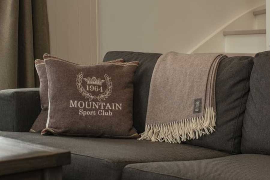 Woonkamer in de appartementen van Clüwerbyn