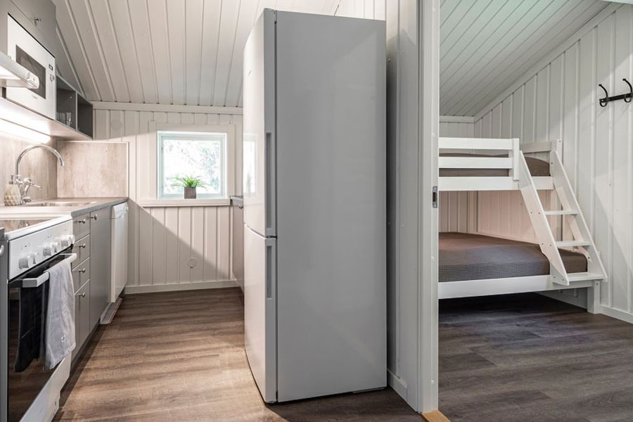 Keuken in een Bruna Byn chalet in Sälen