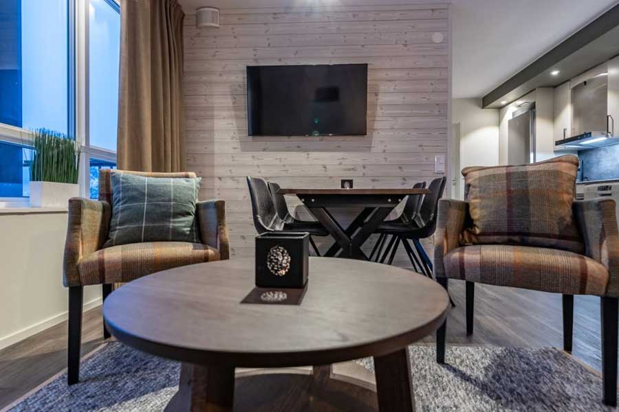 Woonkamer in Solbacken Village