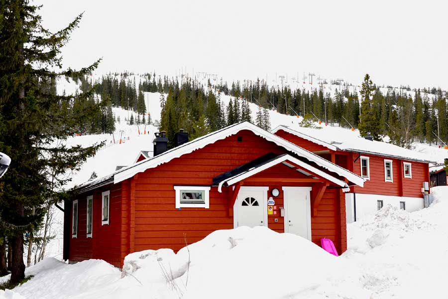 Roda Byn chalets, Lindvallen in Sälen 2024/25 vanaf Groningen