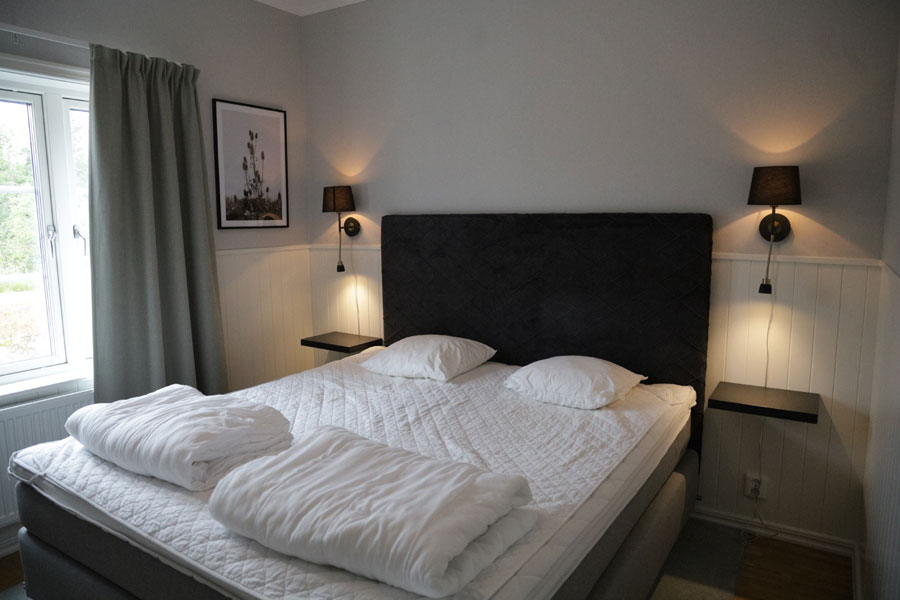 Slaapkamer met tweepersoonsbed