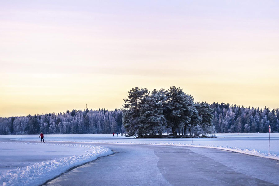 Schaatsen op natuurijs Dalarna, Zweden 2021/22
