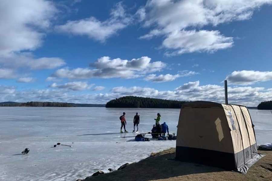 Schaatsen op natuurijs Dalarna, Zweden 2021/22