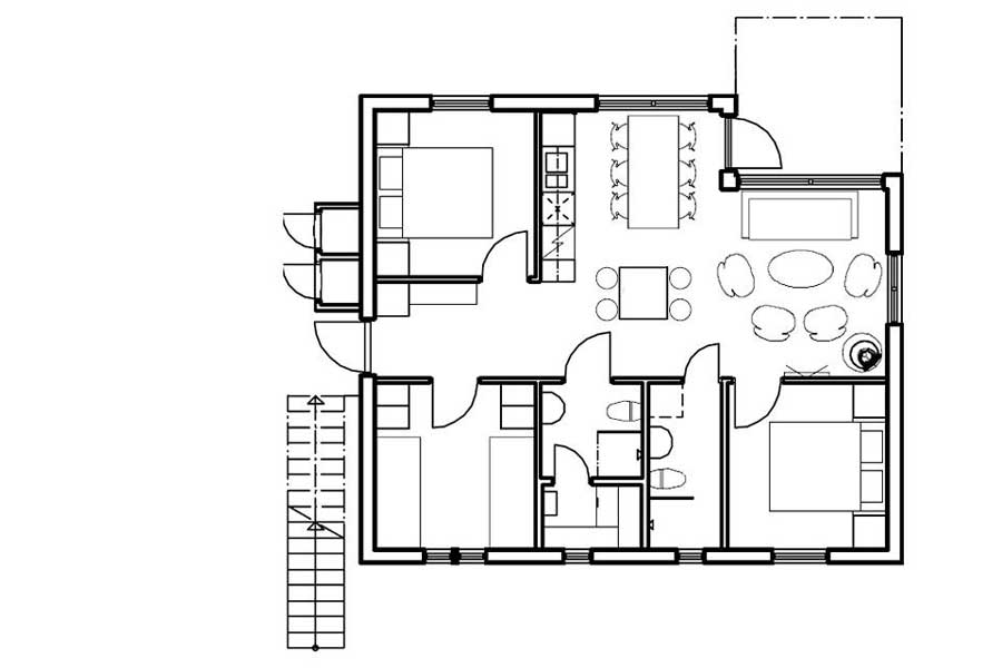 Pistbyn Appartementen, Stöten Zweden