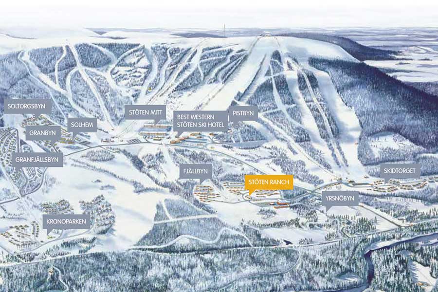 Stöten Ranch chalets, Stöten Zweden wintersport 2023/24 vanaf Groningen