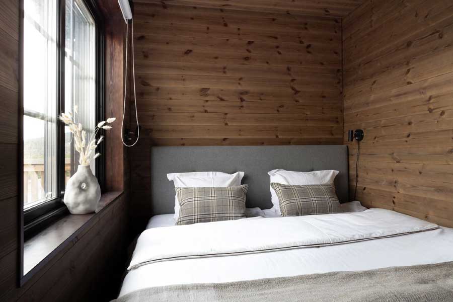 Slaapkamer in Granfjällsplatån chalet