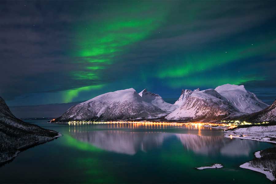 Senja nationale route, Noorwegen