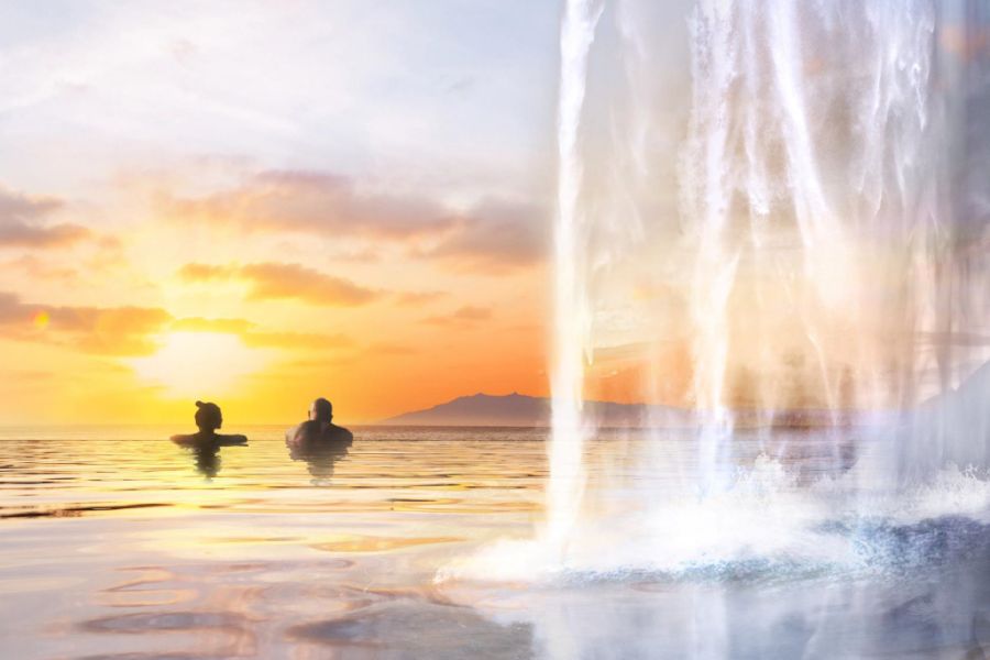 Sky Lagoon Reykjavik IJsland