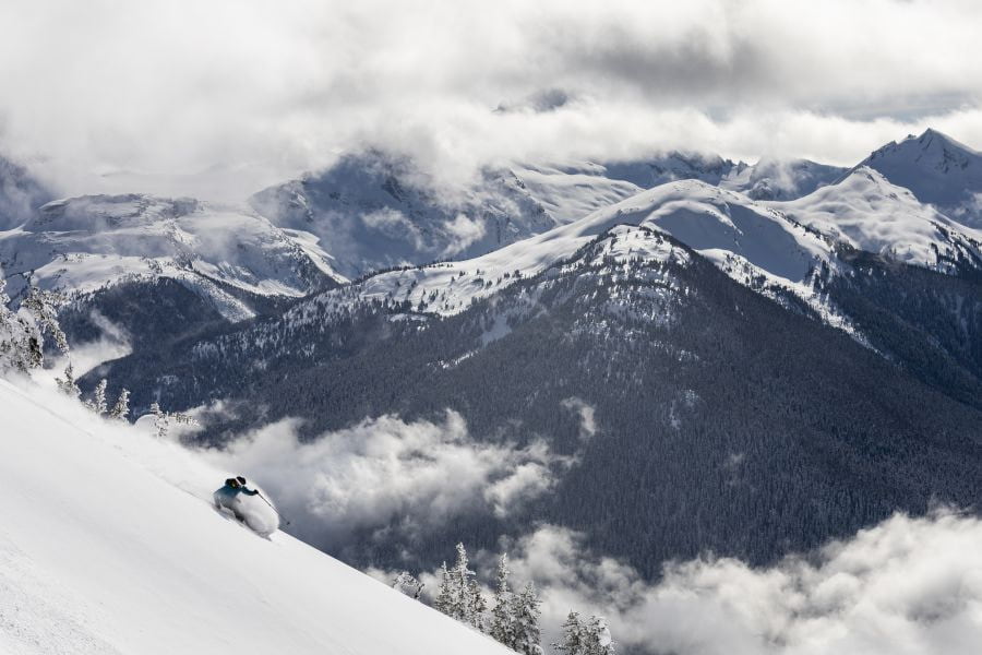 Whistler Blackcomb in West-Canada