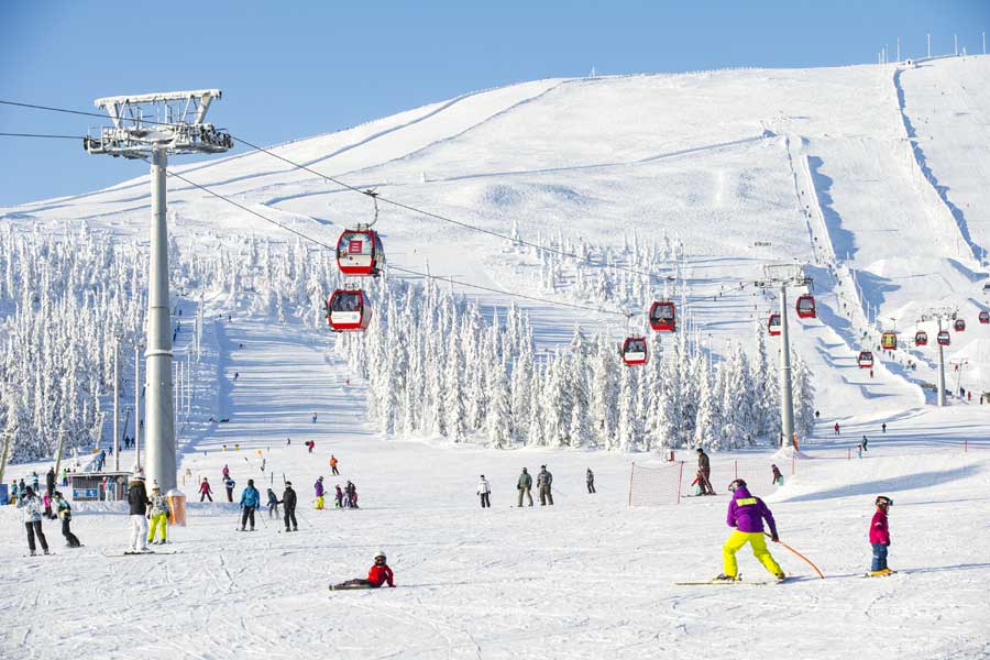 De pistes van Ylläs De pistes van Ylläs
