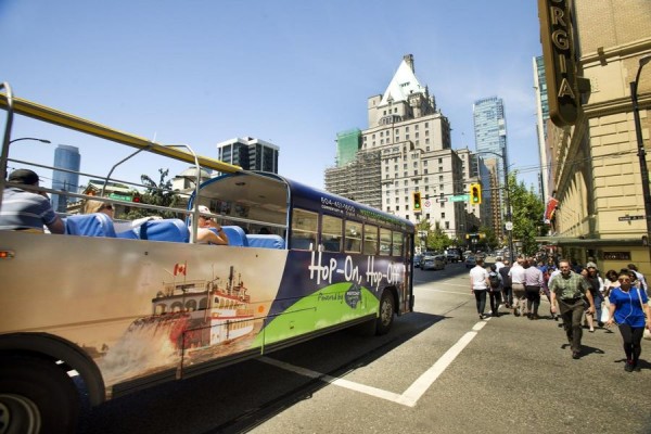 Canada excursie Vancouver Hop On Hop Off Bus