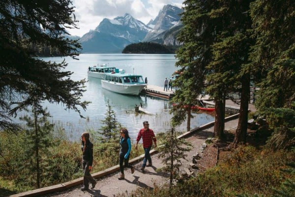 Canada excursie Maligne Lake Cruise Jasper