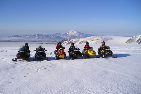 Sneeuwscootertocht Vatnajokull Gletsjer