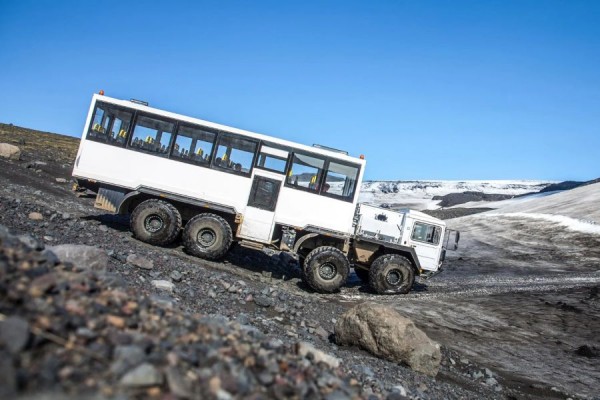 Sneeuwscootertocht Myrdalsjokull Gletsjer