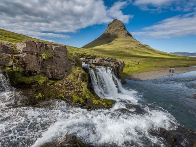 Snaefellsness Kirkjufell Autorondreis IJsland