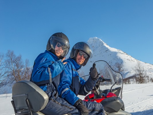 Troms Sneeuwscootersafari bij Camp Tamok 